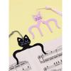 Cat Shape Music Book Clip Metal Page Marker Clips Easy to Use Sheet Music Holders  Music Book