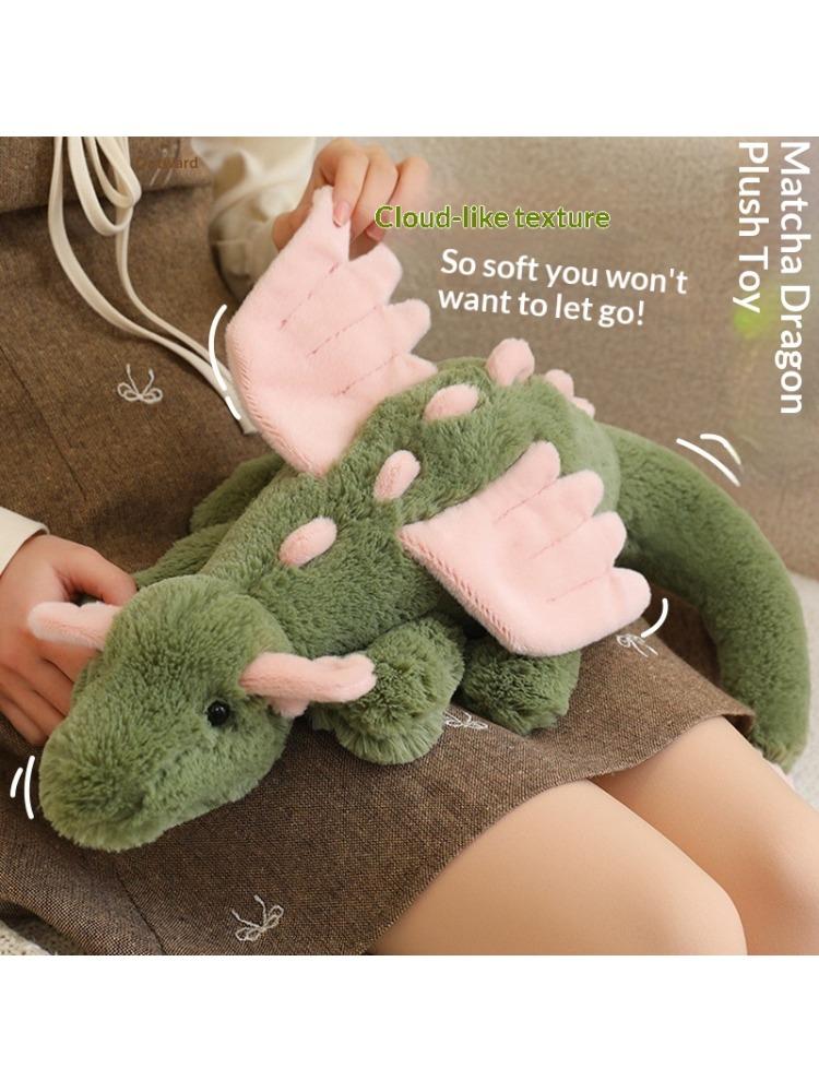 Latest Matcha Dragon Plush High-Quality Toy a Comforting Doll ideal for Kids Ideal as a Valentine's Day Gift Idea