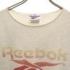 Reebok 90s Old French sleeve sweat T-shirt L gray Women Used