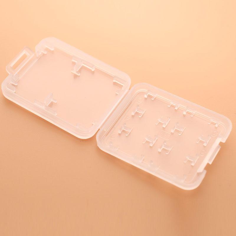 

2Pcs 8 In1 Protector Holder Mini For Sdhc Tf Ms Memory Card Storage Case Box Bag