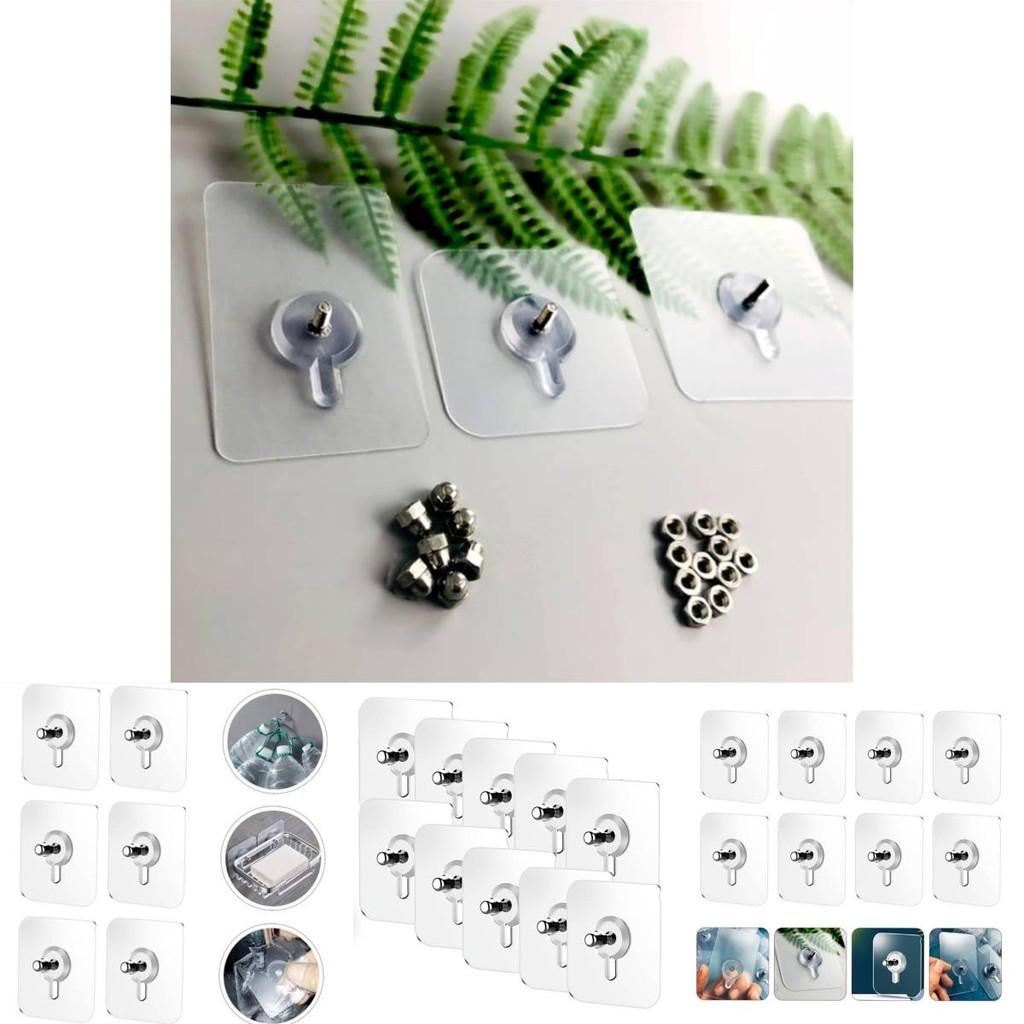 No Drill Sticky Hook Stainless Steel Strong Adhesive For Bathroom And Kitchen Use