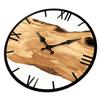 Nature Wall Clock with Muted Mechanism Contemporary Metal Blend Decors