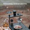 Camp Detachable Cookware Hanging Rack Shelf 1/4 Screw Interface Desktop Rack Strong Load-bearing BBQ Camping Accessories