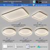 Italian Luxury Ceiling Lamp Set: 2025 Modern Atmospheric Design for Living Room