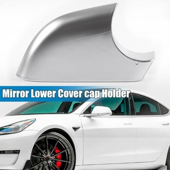 Chrome For 2017-22 Tesla Model 3 Right Side Rearview Mirror Cover Lower Holder