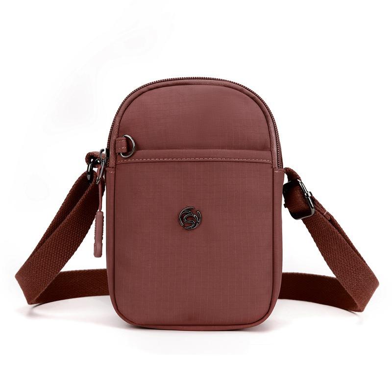 Damentasche Sommer neu einfarbig Nylontasche urban schlicht kleine Tasche lässig leicht Schulter Umhängetasche Damen