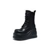 10Cm heightening British style Martin boots women's 2025 autumn and winter new thick-soled medium tube short boots women's versatile fashion women's