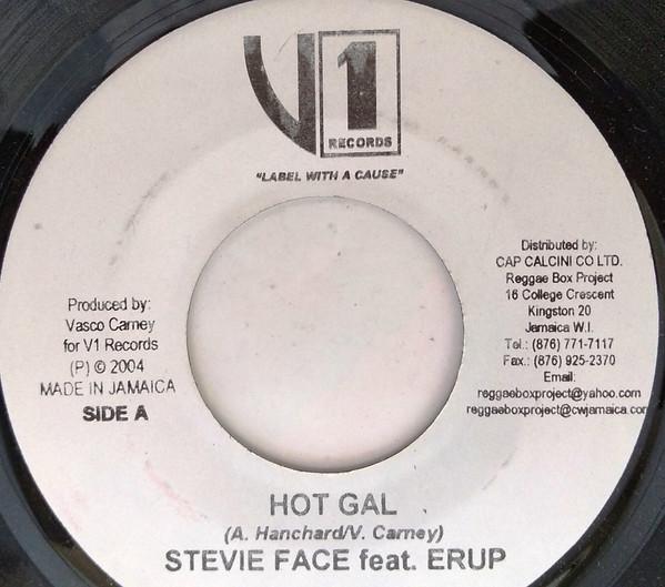 

7-дюймовая пластинка STEVIE FACE & ERUP / MONSTER TWINS - Hot Gal / Bruck Weh NONE V1 Records 2004 Ямайка Регги, Ска и Даб Б/У