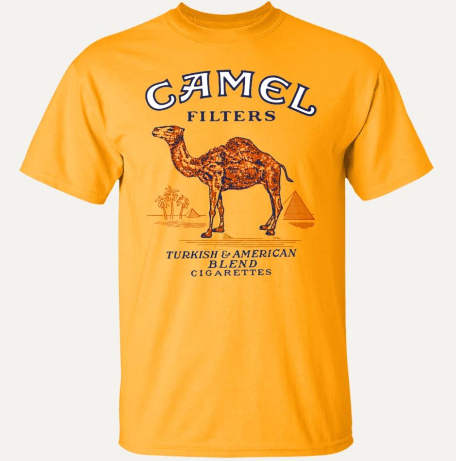 Classic Camel Cigarettes Short Sleeve T-shirt size S-5XL S