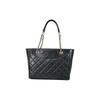 Savannah Quilted Leather Tote Bag Women Tote Black 64216-001