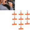10 Pcs ABS Fishing Baiting Rig Tool Stainless Steel T Shape Handle Hook Fishing Baiting Rig Tool Rig Puller Knot Tools