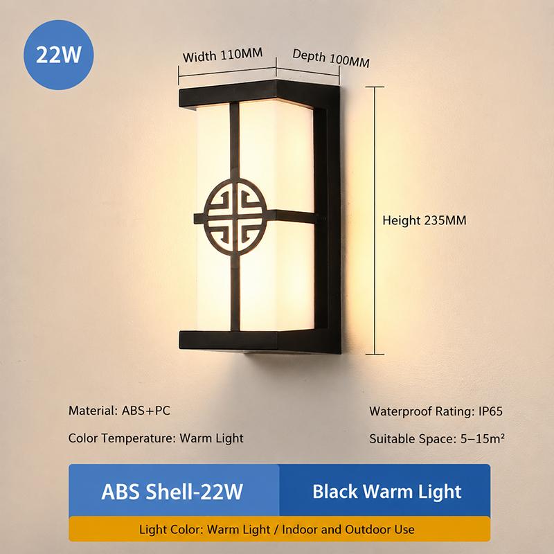 Led Outdoor Wall Light Waterproof Ip65 Motion Sensor Led Outdoor Lighting Porch Lights Balcony Garden Lights Outdoor Wall Lamp