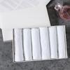 4Pcs 25x25cm Square White Soft Terry Cotton Home Kitchen Bathroom Multifunctional Cleaning Hand Towel