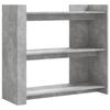 VidaXL Table console gris béton 100x35x90 cm bois d'ingénierie, bout de canapé, table console de couloir, table console de 848475
