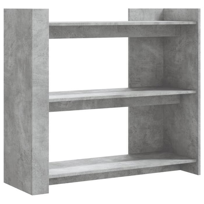 VidaXL Table console gris béton 100x35x90 cm bois d'ingénierie, bout de canapé, table console de couloir, table console de 848475