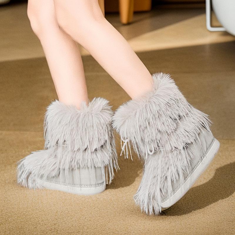 

Детско-родительские 2025 зимние европейские и американские космические сапоги пушистые луноходы на платформе зимние сапоги женские бархатные хлопковые туфли женские универсальные 40 серый