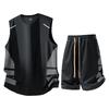 Men's Summer Casual Running Speed Dry Ice Silk Sports Set Men's Two Piece Set