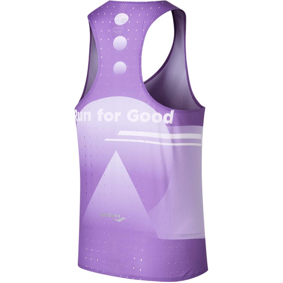 SAUCONY Speed Running Series Knitted Round Neck Fashion Soft Sleeveless Sports Vest Unisex Vests Purple SA1250TK61T-PR242