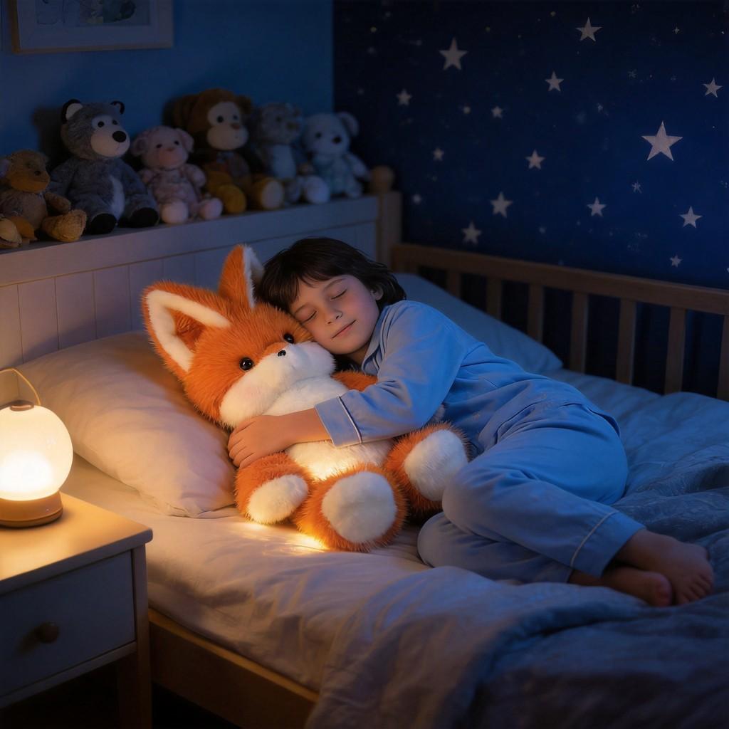 Jouet Renard en Peluche Avec Remplissage en Coton PP Pour Enfants et Adultes Cadeau et Confort