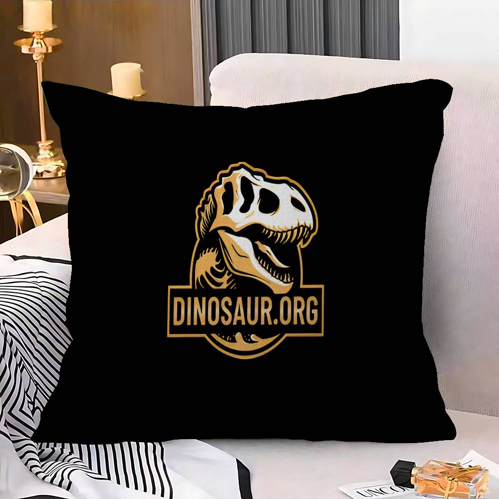 

Dinosaur Cartoon Jurassic Park Pillow Anime Pillow Sofa Bed Head Pillow Cover Cushion Cover 45x45 cm Fashion 12x12Inch