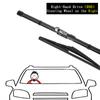 Für Toyota Aygo AB40 Peugeot 108 Citroen C1 2014 ~ 2022 Vorne Hinten Fenster Wischer Klingen Cutter Set Auto reinigung Zubehör