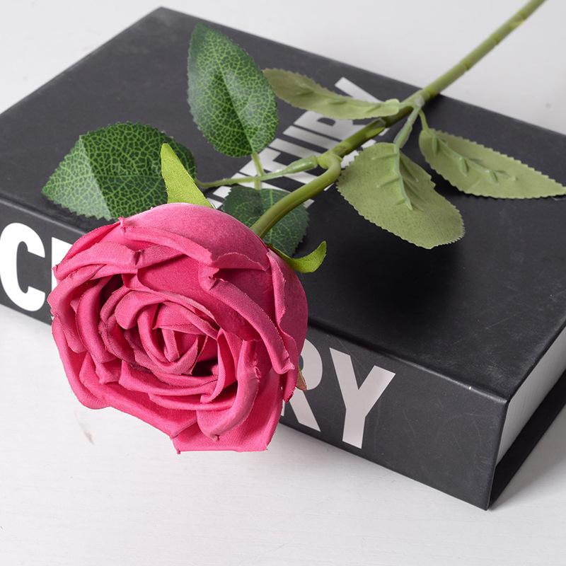 

Искусственные цветы Роза Розовый шелковый букет Пион Искусственный бутон цветка невесты Свадебные украшения дома Artifi DIY Домашний декор 1pcs