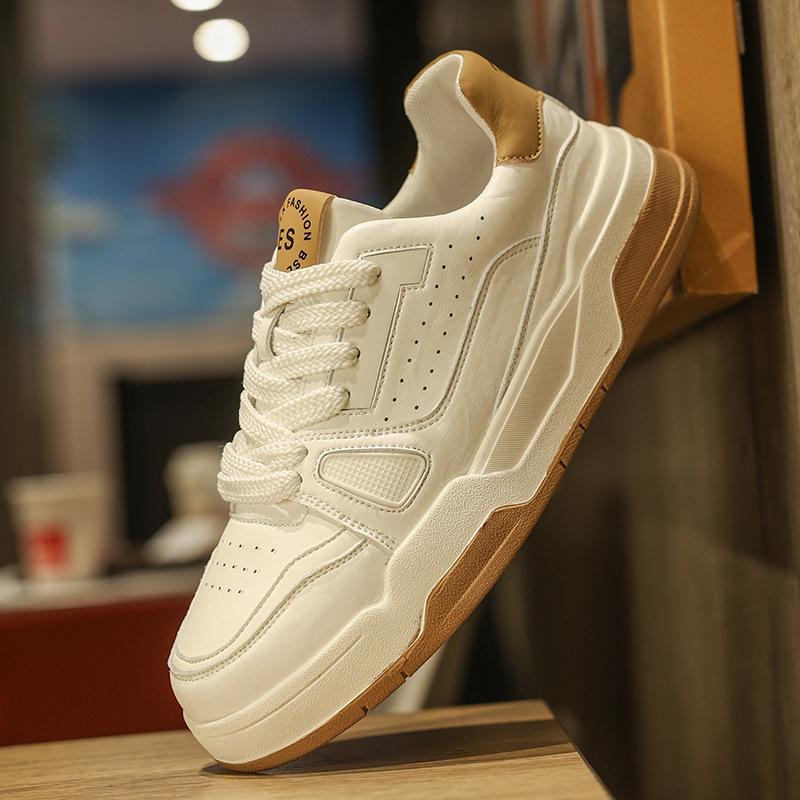 

Мужская обувь Xiaobai зима 2024 года, новый модный бренд, повседневная обувь на платформе, мужская осенне-зимняя взрывная модная спортивная обувь 44