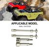 4pcs 1/24 Stainless Steel Wheel Axle For SCX24 Crawler Reinforced RC Car Accessories Replacement Parts RC Upgrade Part