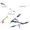 Bearing Swivels Connector Fast Hook for Anglers Easy to Use Fishing Tackle Accessories Fishing Connectors with Beads