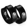 VNOX Cute Hoop Earrings for Men Punk Stainless Steel Huggie Small Earrings 4 Color