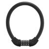 ROCKBROS Bicycle Combination Wire Approximately for Road and Mountain Black Lock, 5-Digit Lock, Waterproof, Anti-Theft, Cut-Resistant, 1.8cm Diameter,