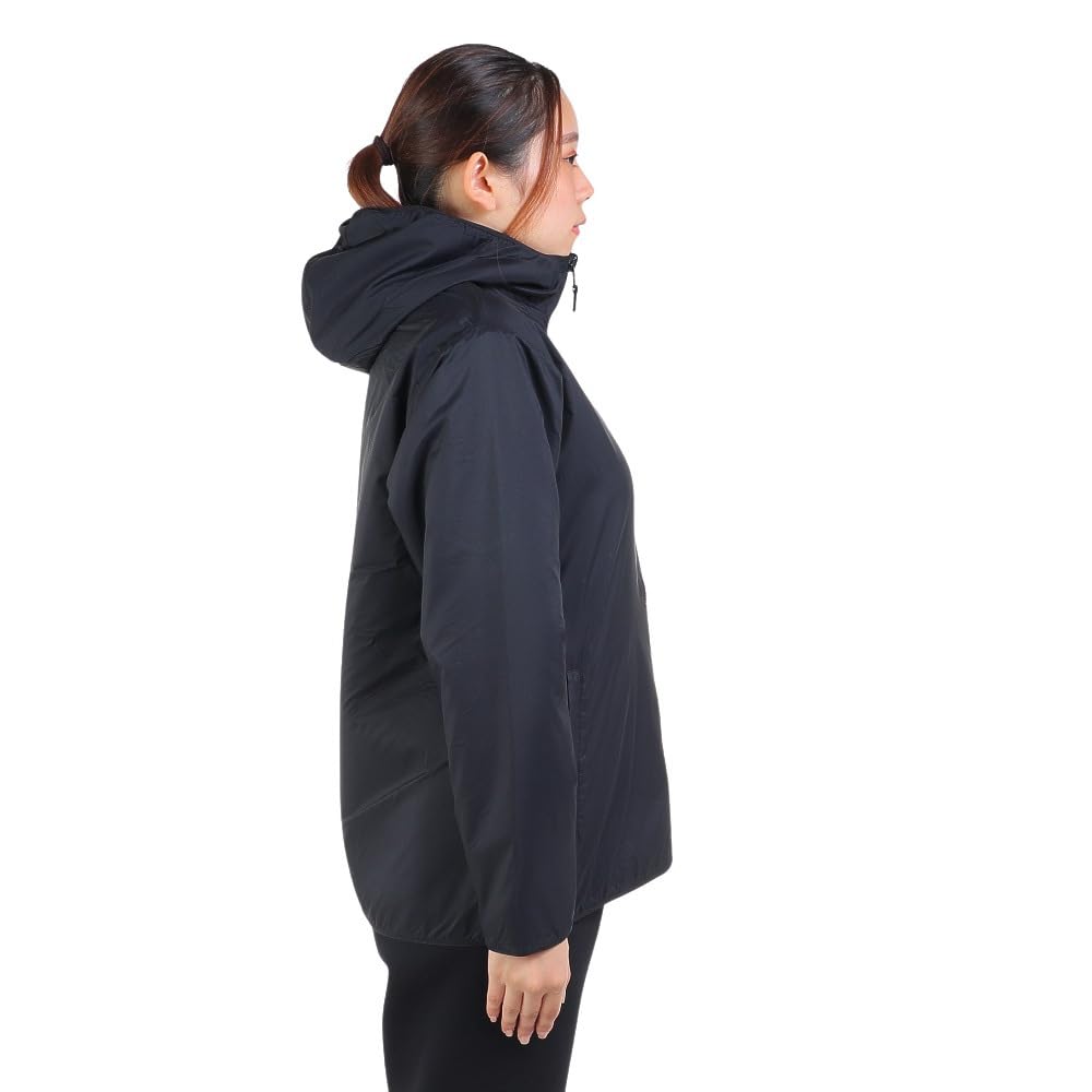 North Reversible Tech Air Hoody Stretch Static Care Charcoal M [The Face] Women's Black/Mixed