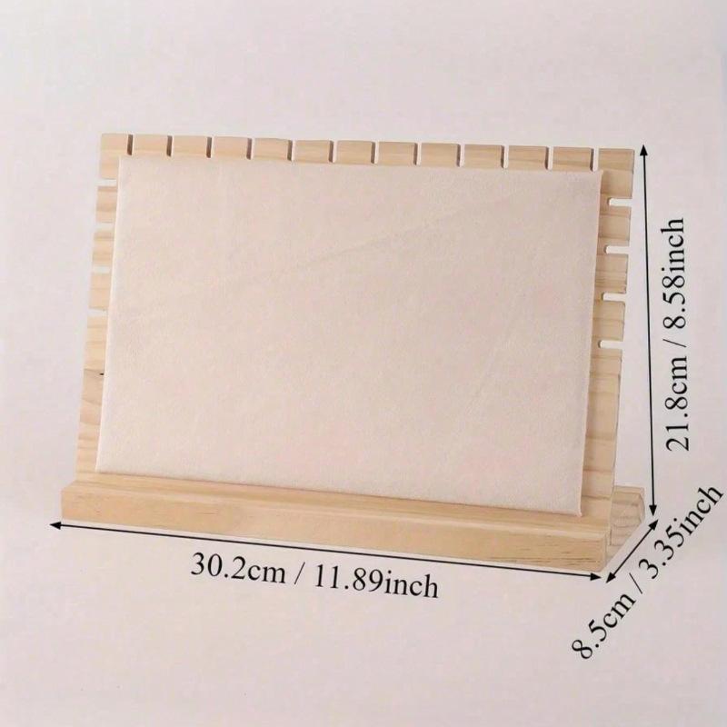 Creative Solid Wooden Jewelry Display Frame Fashion Necklace Holder Pendant Support Stand for Jewelry Showcasing
