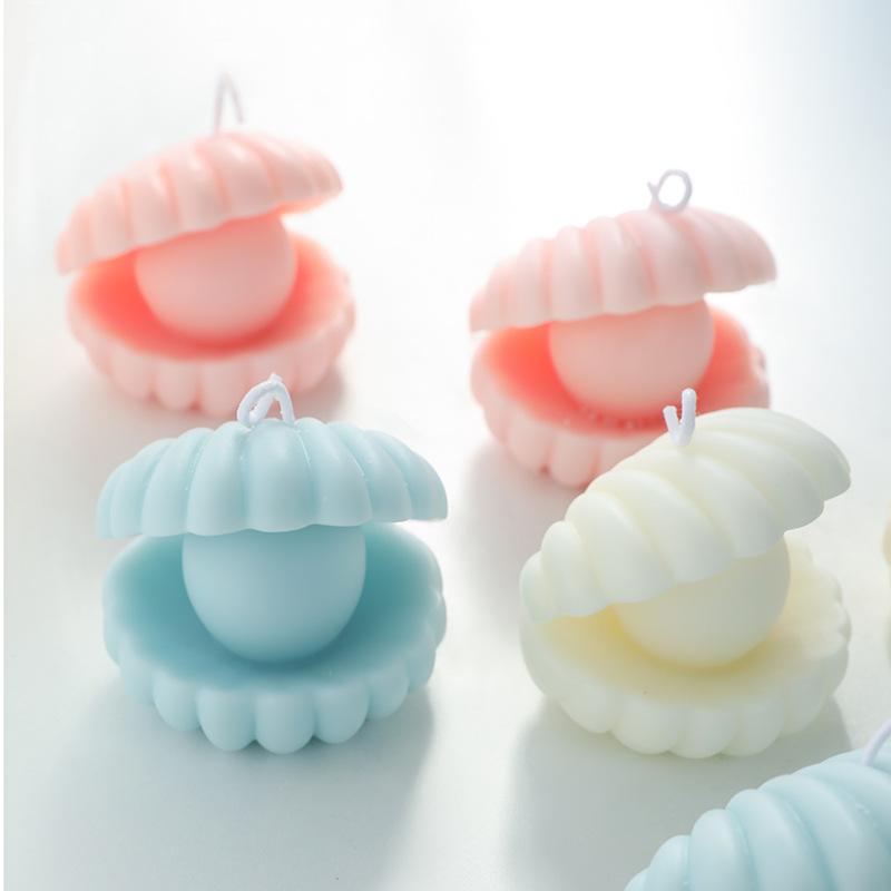 Aromatherapy Candle Pearl Shell Style Home Decoration Souvenir Home Fragrance Birthday Gift