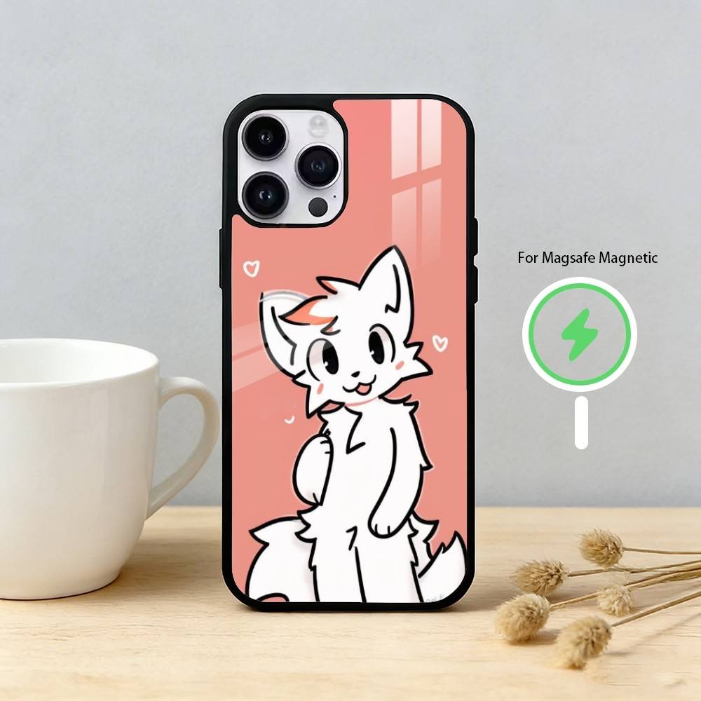 Boykisser Wallpaper Phone Case For iPhone 17/16/15/14/13/12/Plus/Pro/Max for Magnetic Wireless Charging