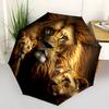 1pc animal Umbrella Portable Folding Umbrella Iron Frame Hole Bone Structure Outdoor Home Umbrella
