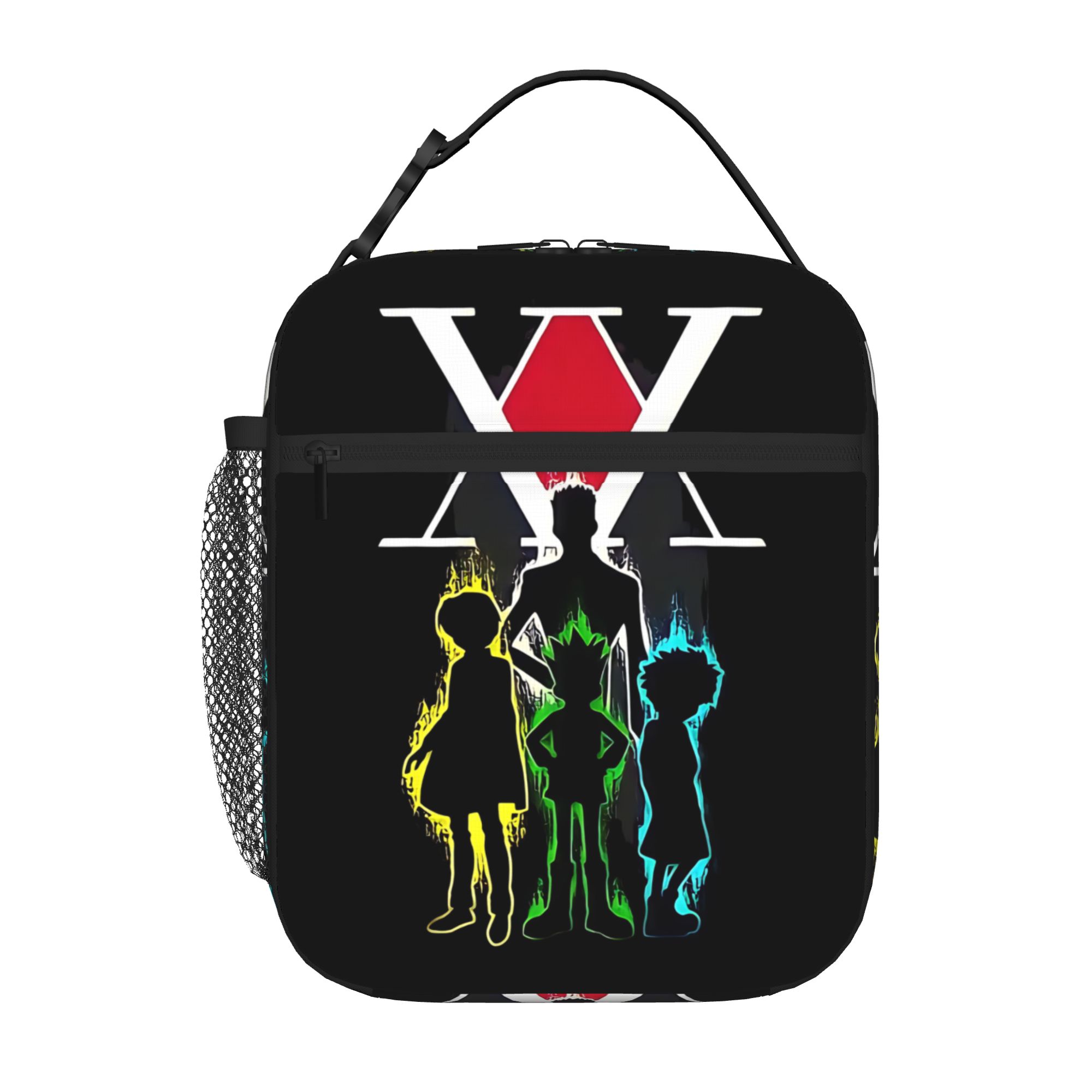 1 Piece Portable Lunch Container Black  Zipper Closure Durable Pocket HUNTER  For Lunch Lunch Box Bag One Size