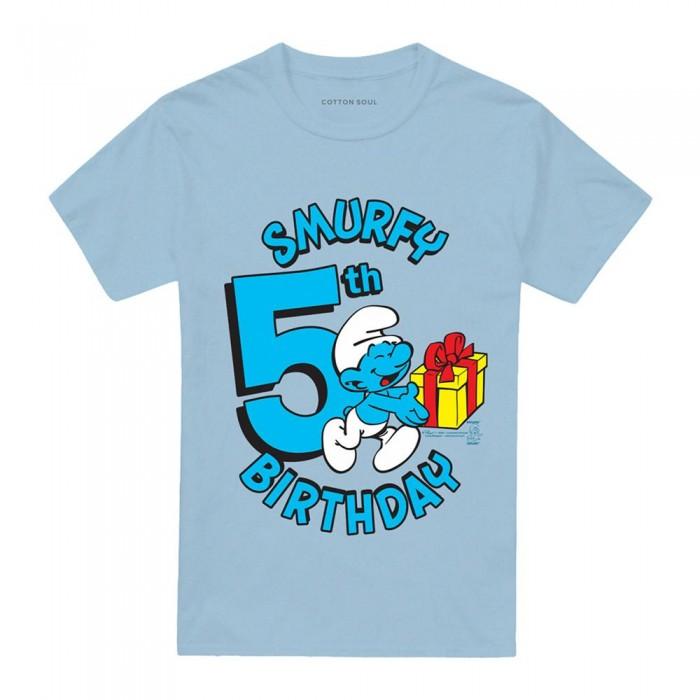 The Smurfs Unisex Adult Smurfy 5th Birthday T-Shirt
