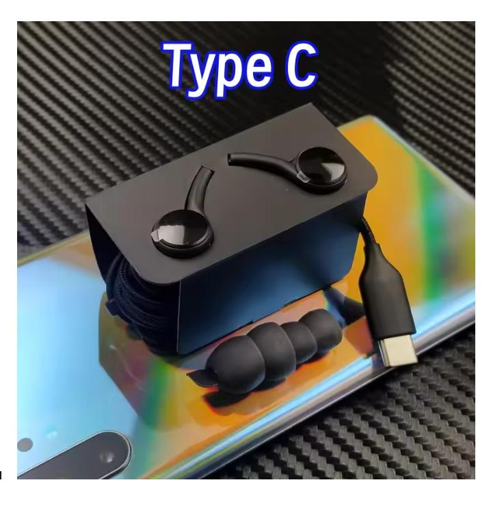 

2025 Оригинальные проводные наушники Type-C для Samsung Galaxy S25 S24 S23 S22 S21 Ultra 3,5 мм AUX Наушники-вкладыши Note20 A54 A53 Наушники Xiaomi