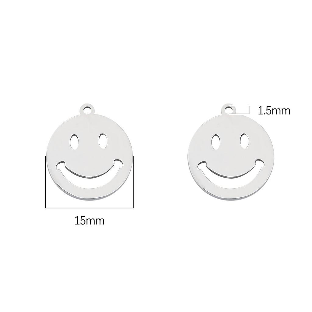 4 buc/sac de înaltă calitate, netedă, oțel inoxidabil 304, brelocuri, inimă, fluturi, flori, pandantive, pentru coliere personalizate, brățări, bijuterii, bricolaj.