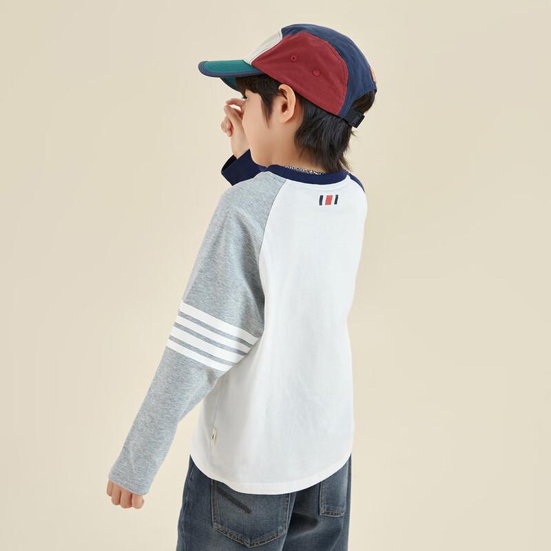 Boys  Classic Raglan Long Sleeve T-Shirt 130