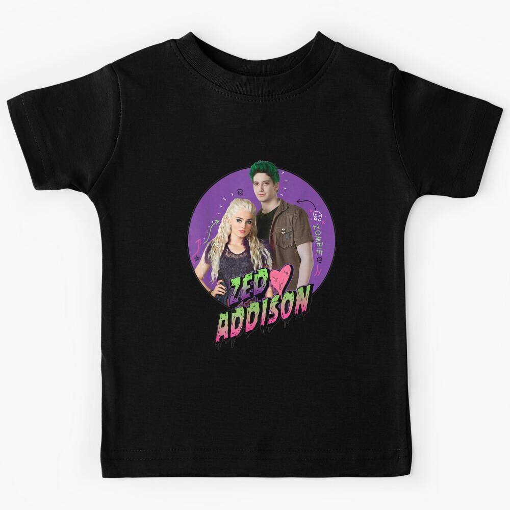 Zombies 2 Zed and Addison Love Kids T-Shirt 130