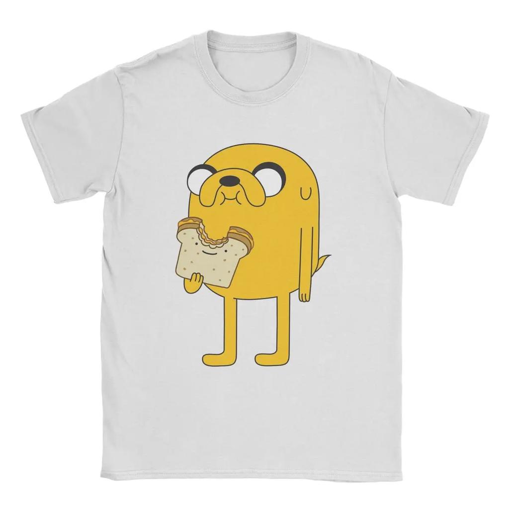 Humorous Jake The Dog Sandwich T-Shirt Men Round Neck Cotton T Shirts Short Sleeve Tee Shirt Gift Idea Clothing