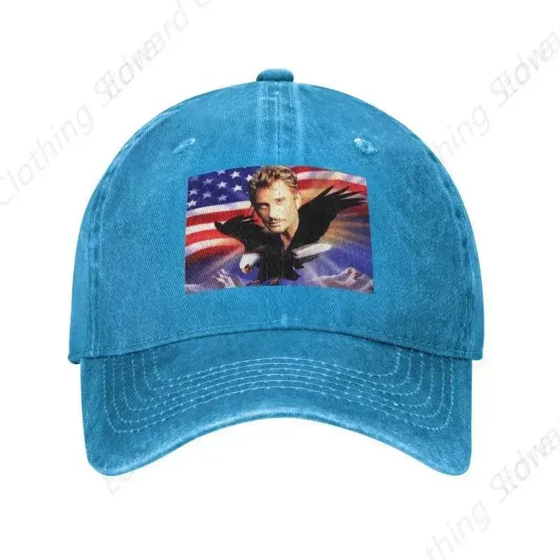 Custom Hallyday Eagle Baseball Cap WoUnisex Unisex Cotton Adjustable French Rock Dad Hat Sports Snapback Hats