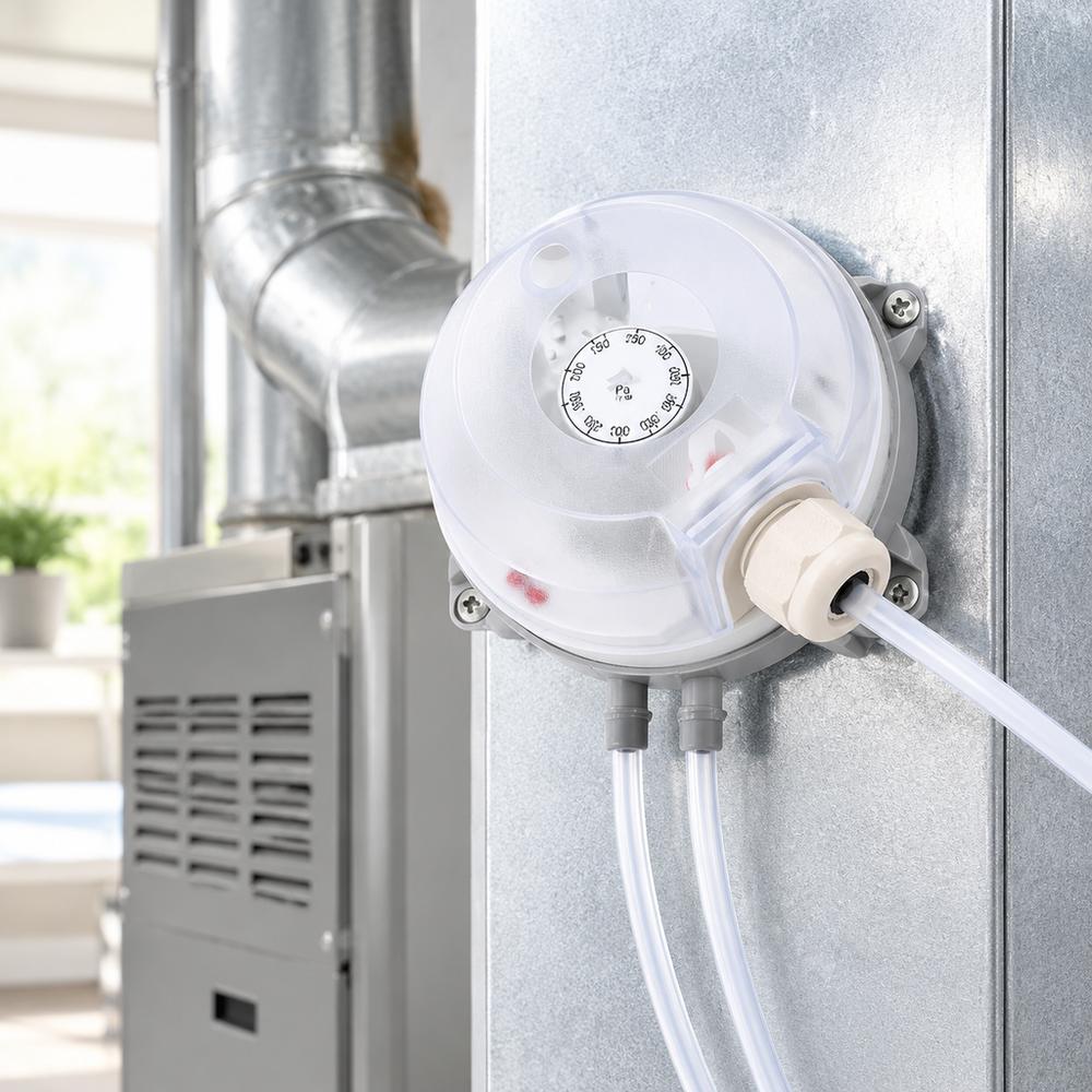 Premium Wind Pressure Switch ABS Air Pressure Switch Differential Pressure Switch HVAC Systems
