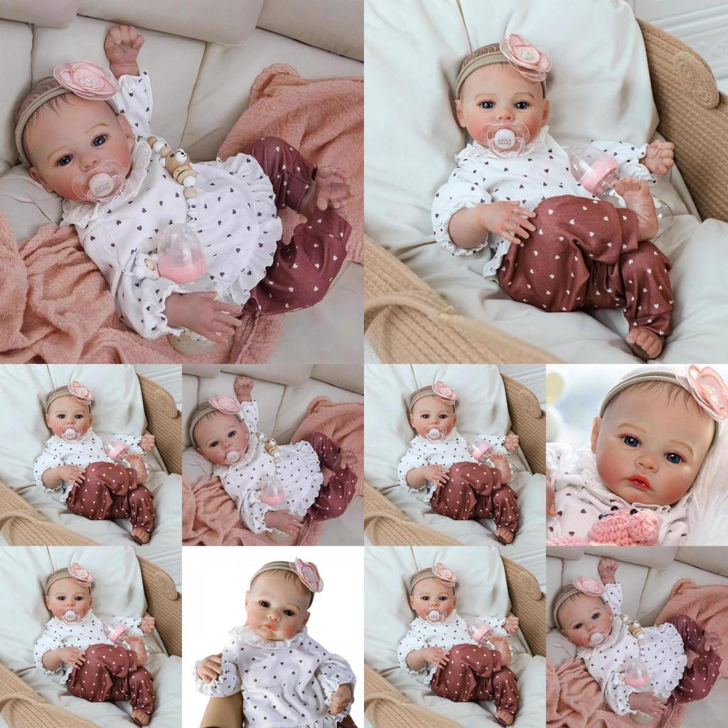 Reborn Baby Doll 46cm Silicone Material With Detailed Paintwork For Kids And Enthusiasts