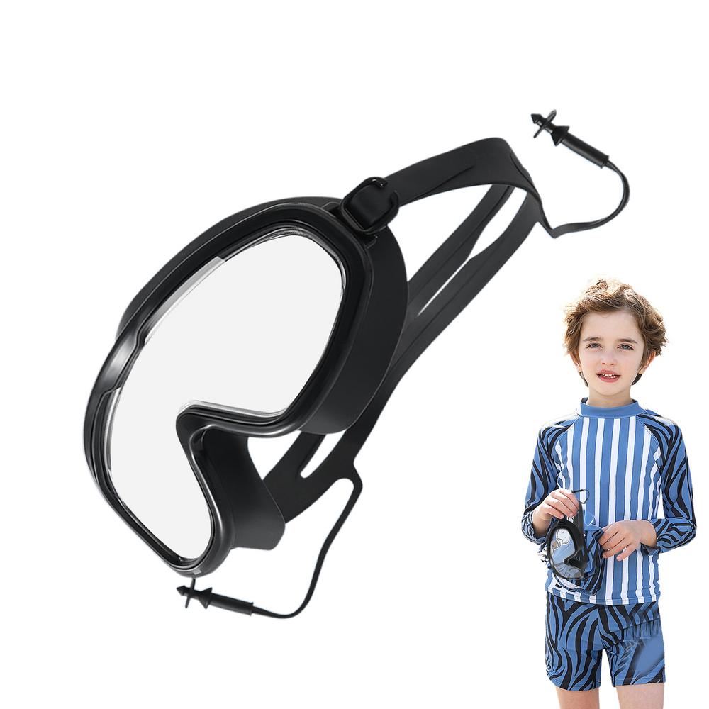 

Детские очки для плавания Детские очки для плавания Очки с линзами из ПК Защита от запотевания 180-градусный четкий обзор Детское снаряжение для снорклинга Очки для CHINA чёрный