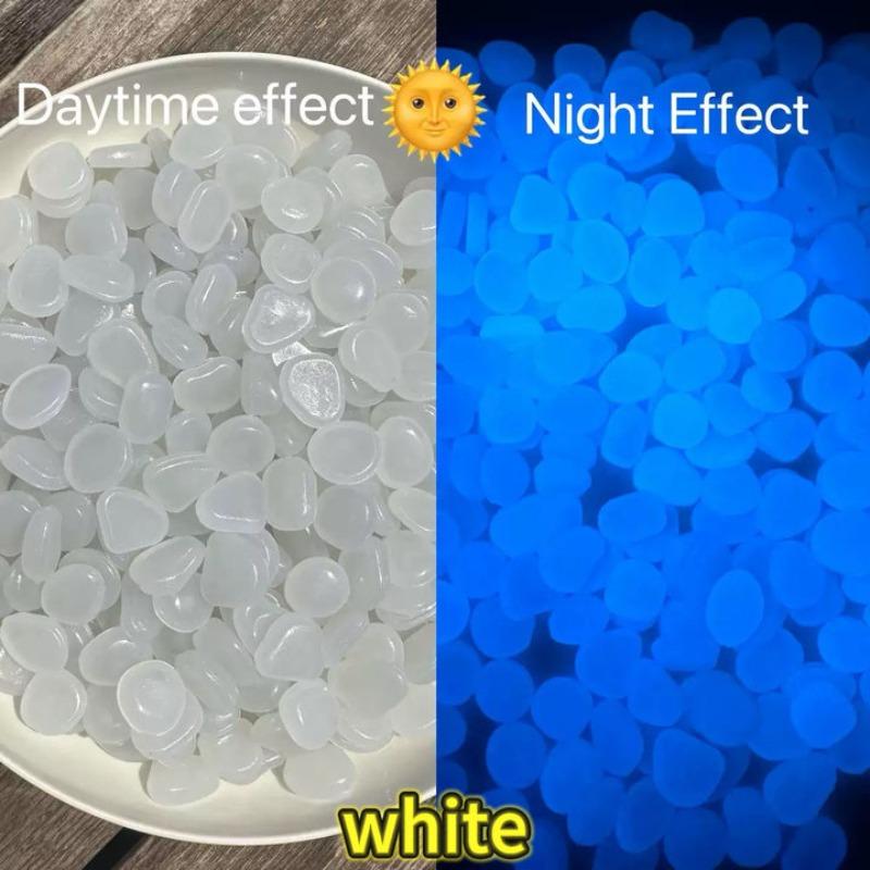 Glow-in-the-Dark Pebbles Create A Magical Garden Aquarium Decoration Landscaping or Wedding Decoration for Christmas Birthday