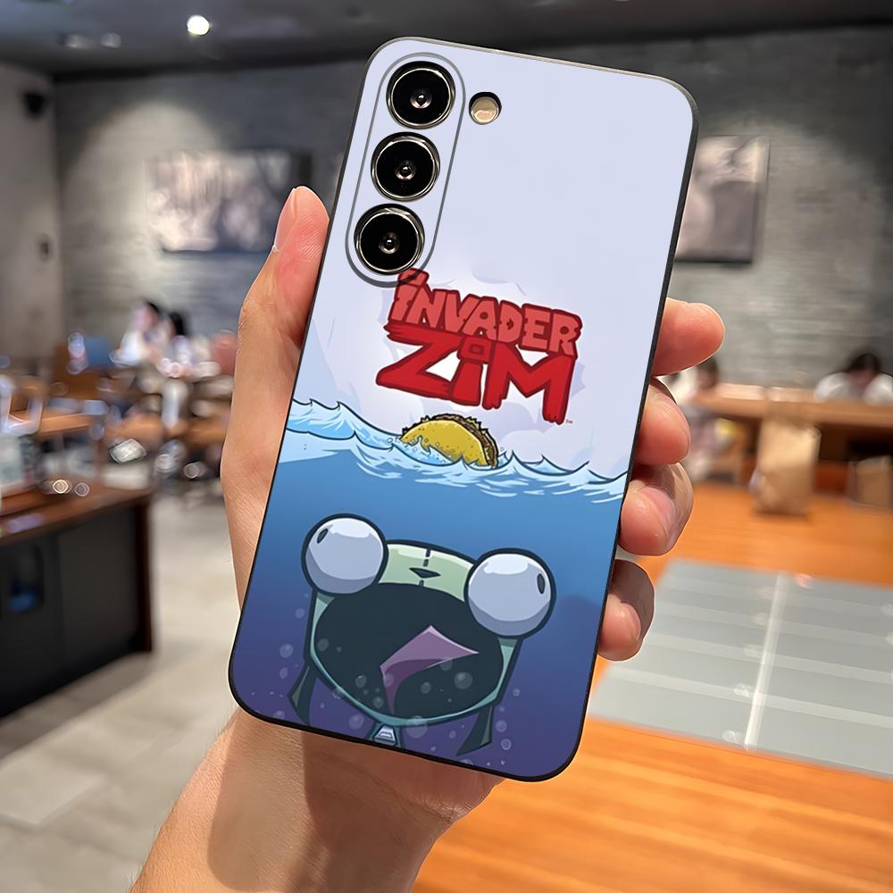 

Комедия I-Invader Z-Zim Чехол для телефона для S23 Samsung S25 S26 S24 Ultra S22 S20 Fe S21 Plus A16 A54 A34 A24 A53 A13 A14 Чехол Samsung s23plus