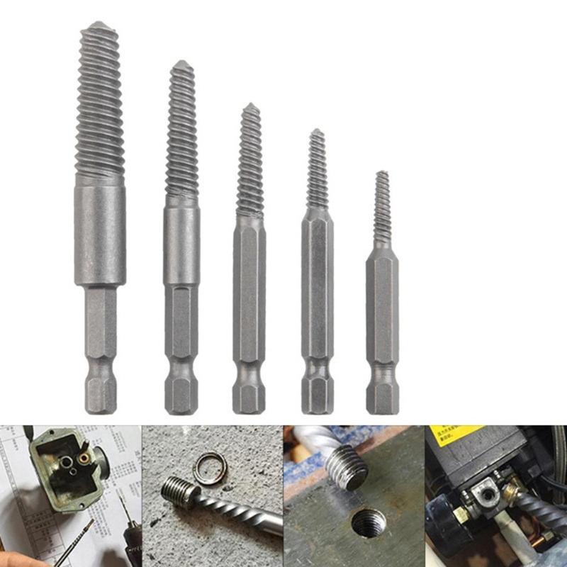 10Pcs Professional Screw Extractor Set Rusty Bolt & Stripped Screw Remover Tool Set for Men,Gift for DIY Enthusiasts